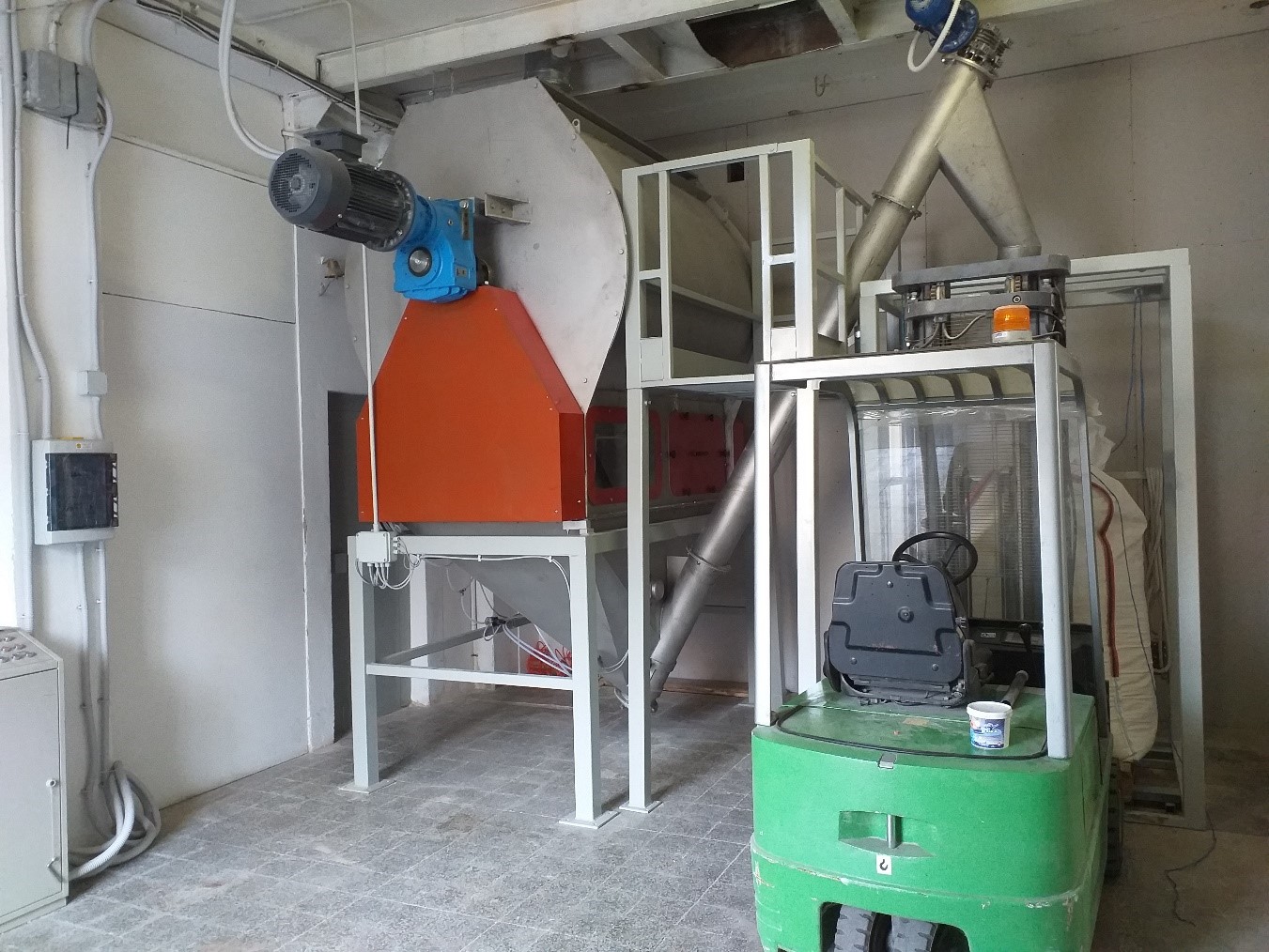 MIX_ORIZZONTALE MISCELATORE SCARICO RAPIDO PER FARINE ALIMENTARI